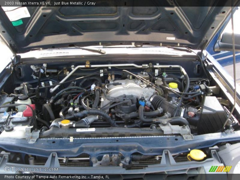 Just Blue Metallic / Gray 2003 Nissan Xterra XE V6