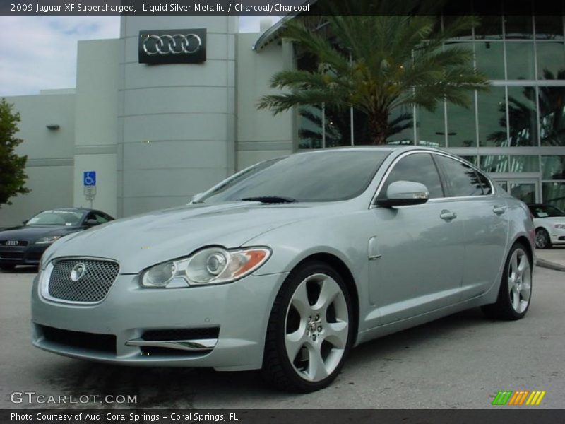 Liquid Silver Metallic / Charcoal/Charcoal 2009 Jaguar XF Supercharged