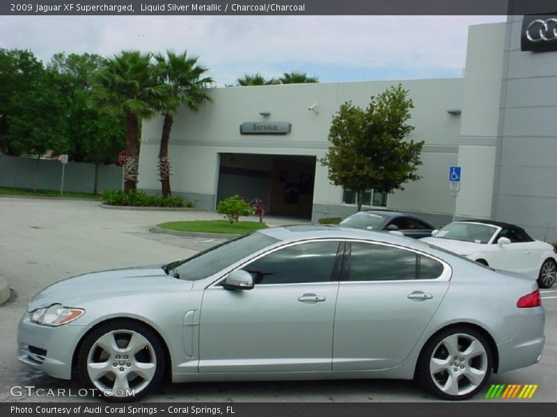 Liquid Silver Metallic / Charcoal/Charcoal 2009 Jaguar XF Supercharged