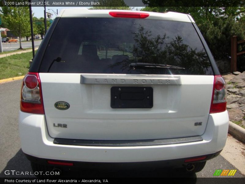 Alaska White / Ebony Black 2008 Land Rover LR2 SE