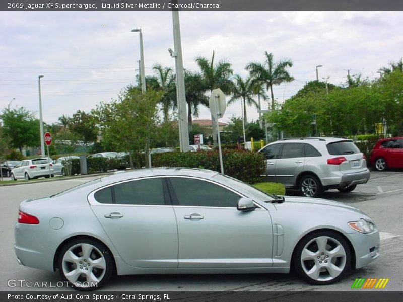 Liquid Silver Metallic / Charcoal/Charcoal 2009 Jaguar XF Supercharged