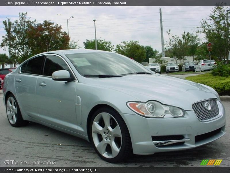 Liquid Silver Metallic / Charcoal/Charcoal 2009 Jaguar XF Supercharged