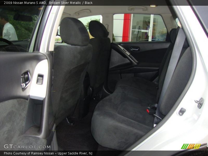 Brilliant Silver Metallic / Black 2009 Nissan Murano S AWD