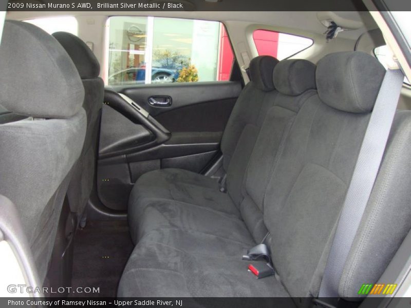 Brilliant Silver Metallic / Black 2009 Nissan Murano S AWD