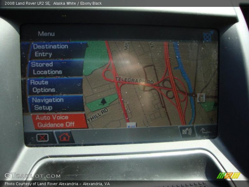 Alaska White / Ebony Black 2008 Land Rover LR2 SE