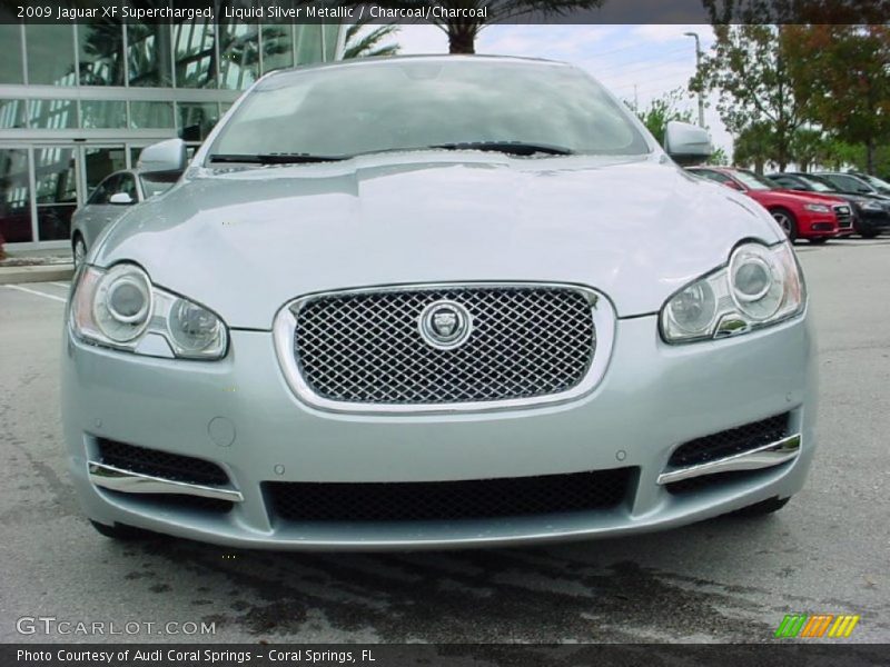 Liquid Silver Metallic / Charcoal/Charcoal 2009 Jaguar XF Supercharged