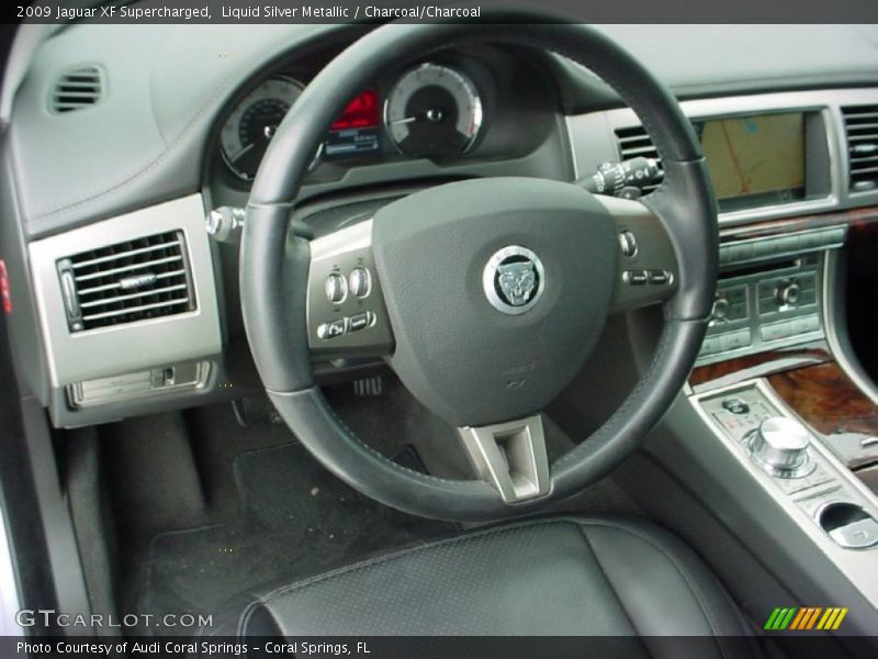 Liquid Silver Metallic / Charcoal/Charcoal 2009 Jaguar XF Supercharged