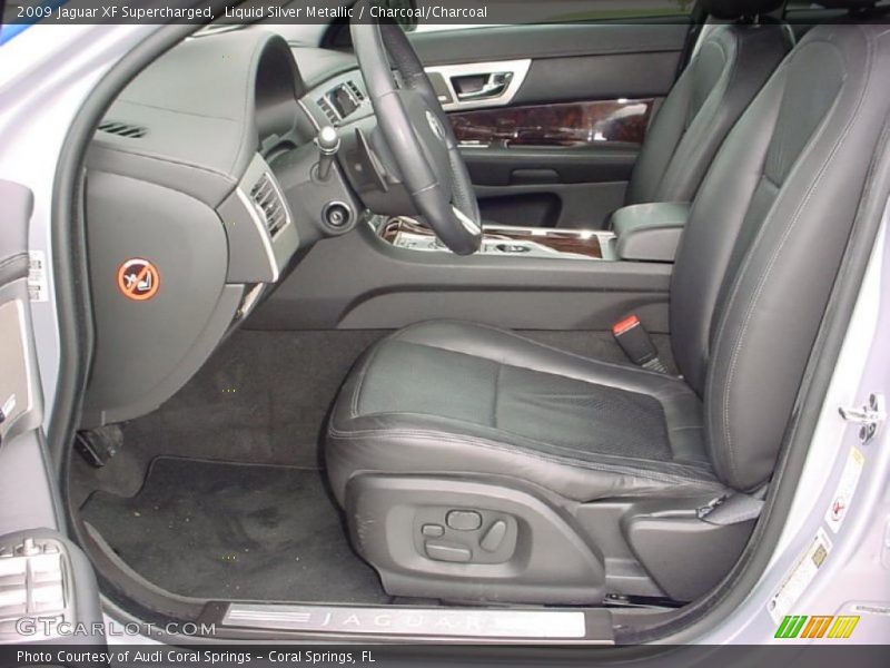 Liquid Silver Metallic / Charcoal/Charcoal 2009 Jaguar XF Supercharged