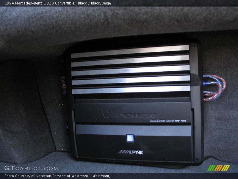 Black / Black/Beige 1994 Mercedes-Benz E 320 Convertible