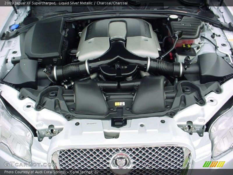 Liquid Silver Metallic / Charcoal/Charcoal 2009 Jaguar XF Supercharged