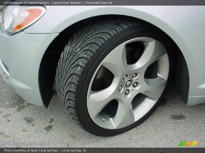 Liquid Silver Metallic / Charcoal/Charcoal 2009 Jaguar XF Supercharged