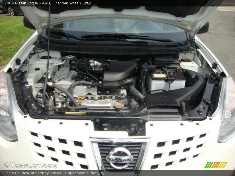 Phantom White / Gray 2009 Nissan Rogue S AWD