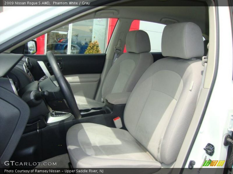 Phantom White / Gray 2009 Nissan Rogue S AWD