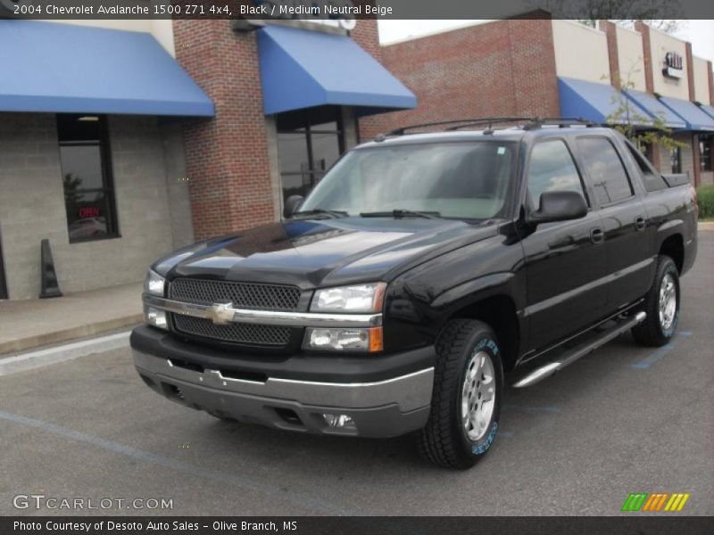 Black / Medium Neutral Beige 2004 Chevrolet Avalanche 1500 Z71 4x4