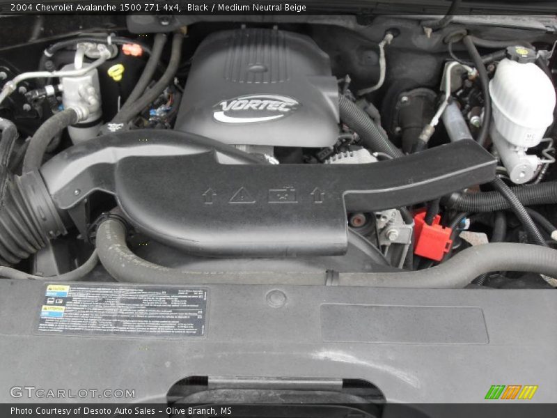 Black / Medium Neutral Beige 2004 Chevrolet Avalanche 1500 Z71 4x4