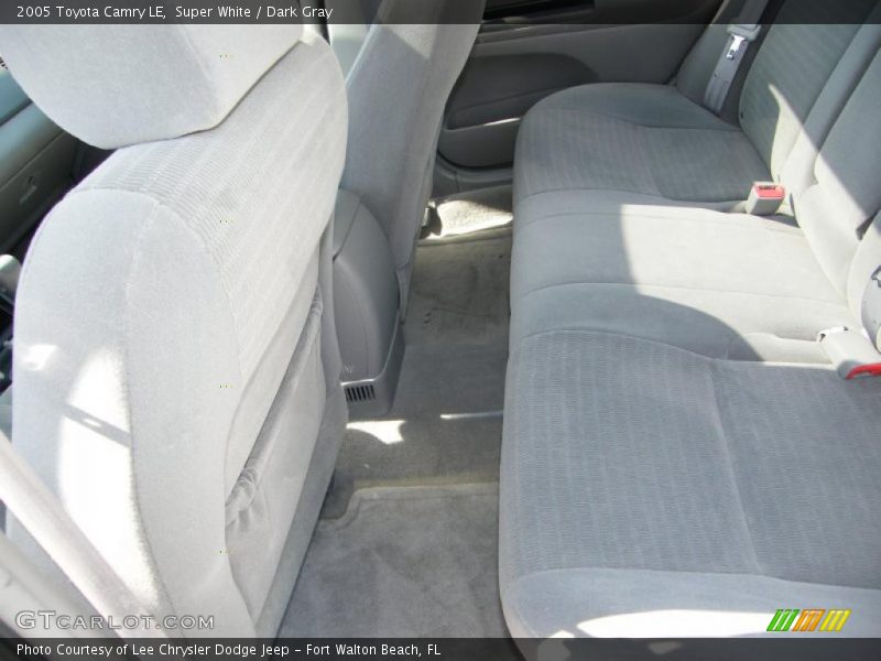 Super White / Dark Gray 2005 Toyota Camry LE