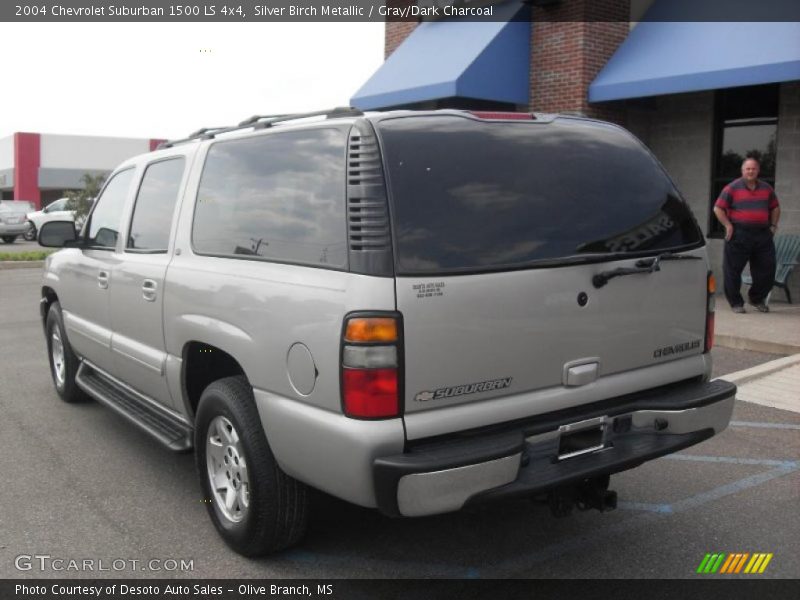 Silver Birch Metallic / Gray/Dark Charcoal 2004 Chevrolet Suburban 1500 LS 4x4