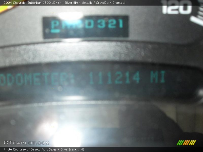 Silver Birch Metallic / Gray/Dark Charcoal 2004 Chevrolet Suburban 1500 LS 4x4