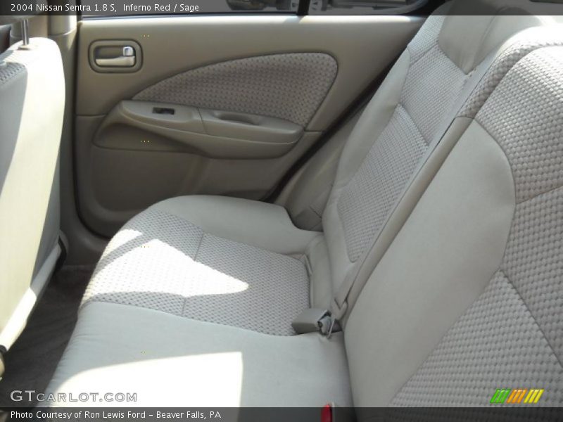 Inferno Red / Sage 2004 Nissan Sentra 1.8 S