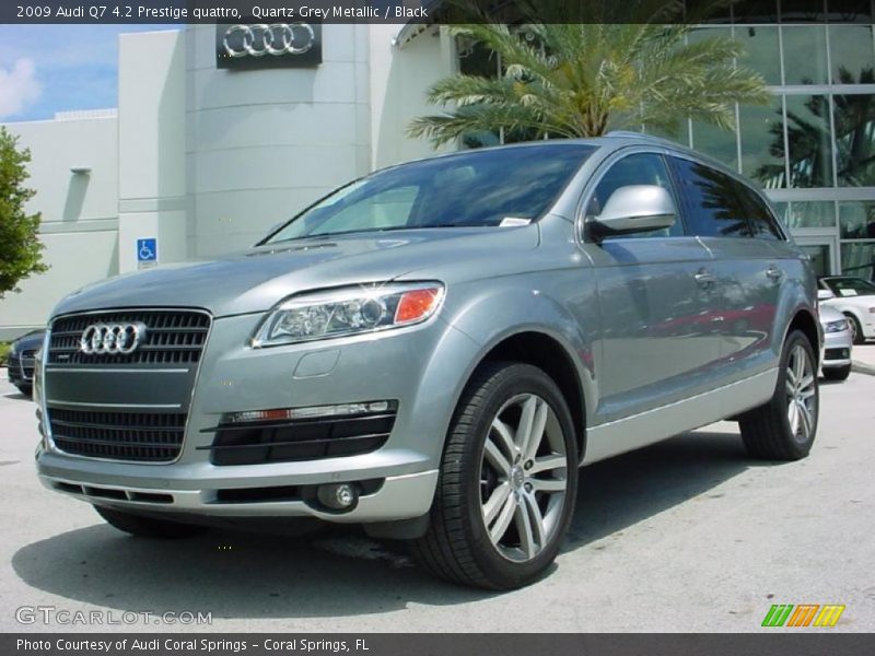 Quartz Grey Metallic / Black 2009 Audi Q7 4.2 Prestige quattro