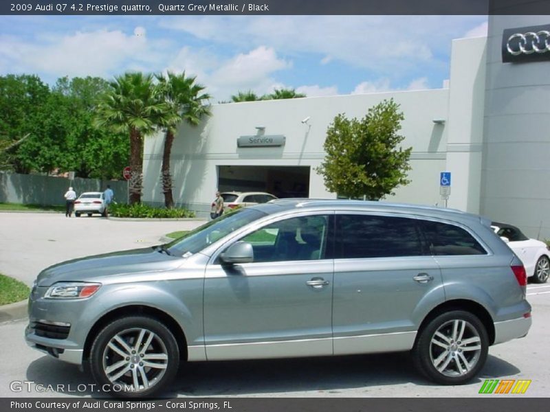 Quartz Grey Metallic / Black 2009 Audi Q7 4.2 Prestige quattro
