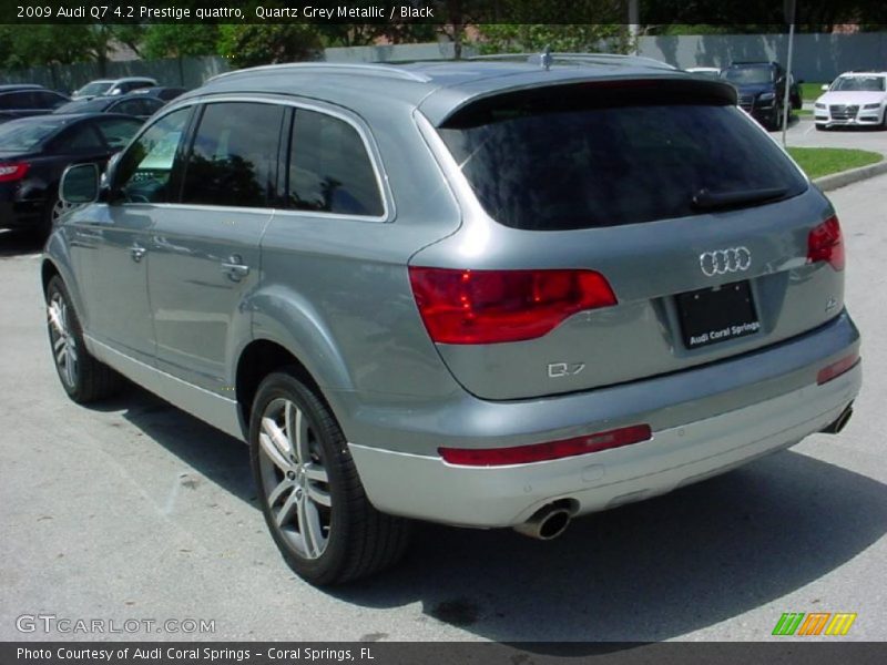 Quartz Grey Metallic / Black 2009 Audi Q7 4.2 Prestige quattro