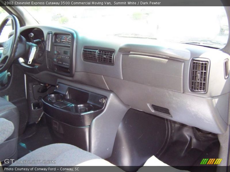 Summit White / Dark Pewter 2002 Chevrolet Express Cutaway 3500 Commercial Moving Van