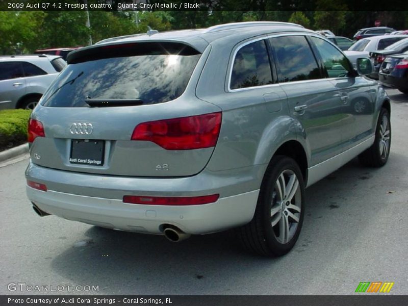 Quartz Grey Metallic / Black 2009 Audi Q7 4.2 Prestige quattro
