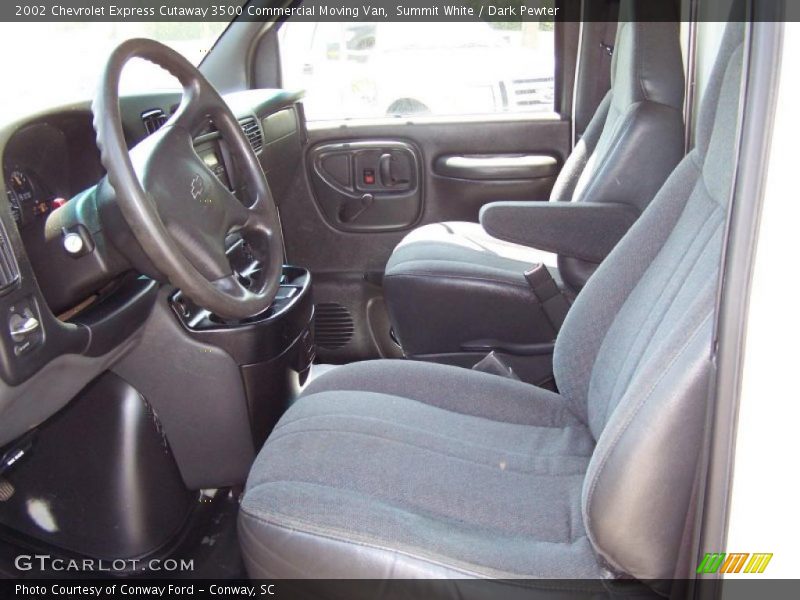 Summit White / Dark Pewter 2002 Chevrolet Express Cutaway 3500 Commercial Moving Van