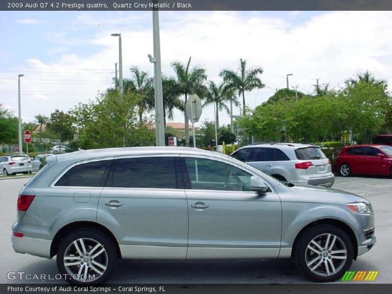 Quartz Grey Metallic / Black 2009 Audi Q7 4.2 Prestige quattro