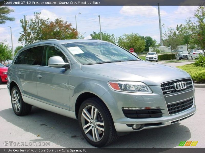 Quartz Grey Metallic / Black 2009 Audi Q7 4.2 Prestige quattro