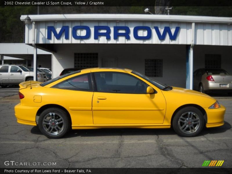 Yellow / Graphite 2002 Chevrolet Cavalier LS Sport Coupe