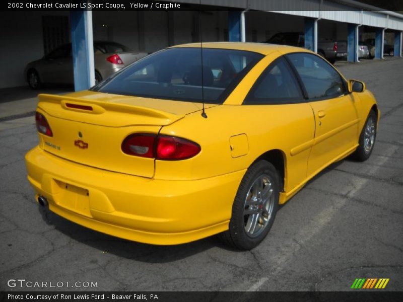 Yellow / Graphite 2002 Chevrolet Cavalier LS Sport Coupe