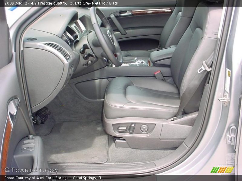 Quartz Grey Metallic / Black 2009 Audi Q7 4.2 Prestige quattro