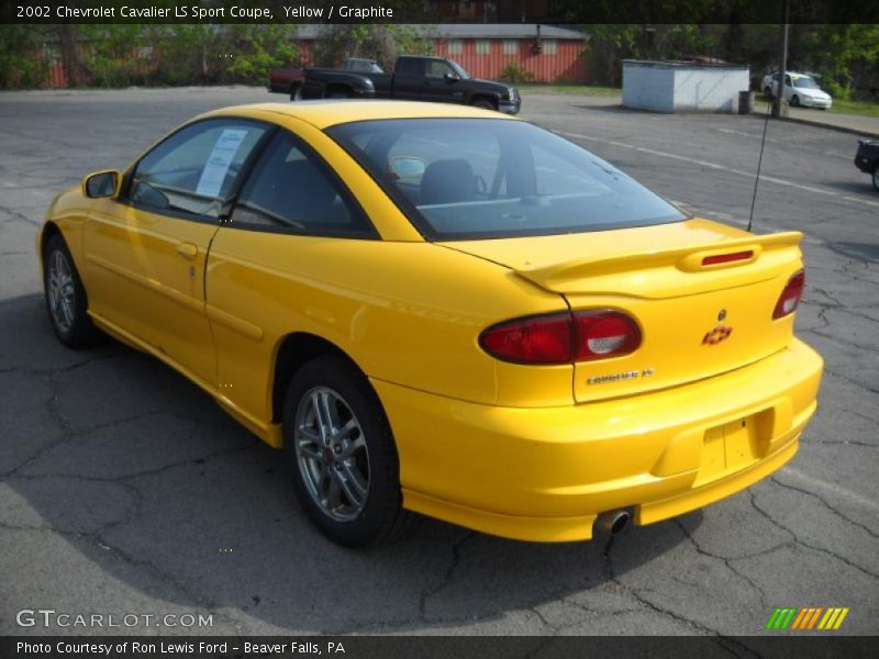 Yellow / Graphite 2002 Chevrolet Cavalier LS Sport Coupe