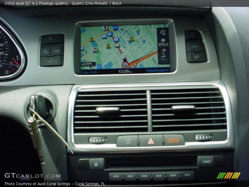 Quartz Grey Metallic / Black 2009 Audi Q7 4.2 Prestige quattro