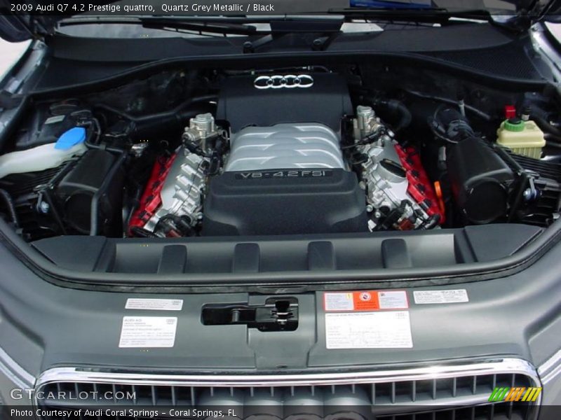 Quartz Grey Metallic / Black 2009 Audi Q7 4.2 Prestige quattro