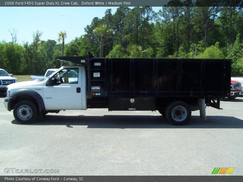Oxford White / Medium Flint 2006 Ford F450 Super Duty XL Crew Cab