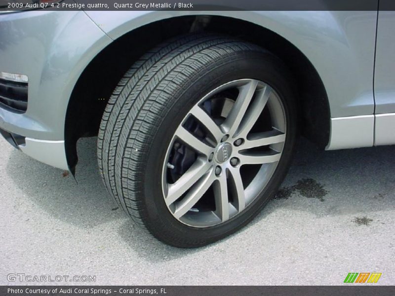 Quartz Grey Metallic / Black 2009 Audi Q7 4.2 Prestige quattro