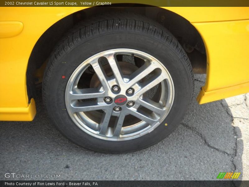 Yellow / Graphite 2002 Chevrolet Cavalier LS Sport Coupe