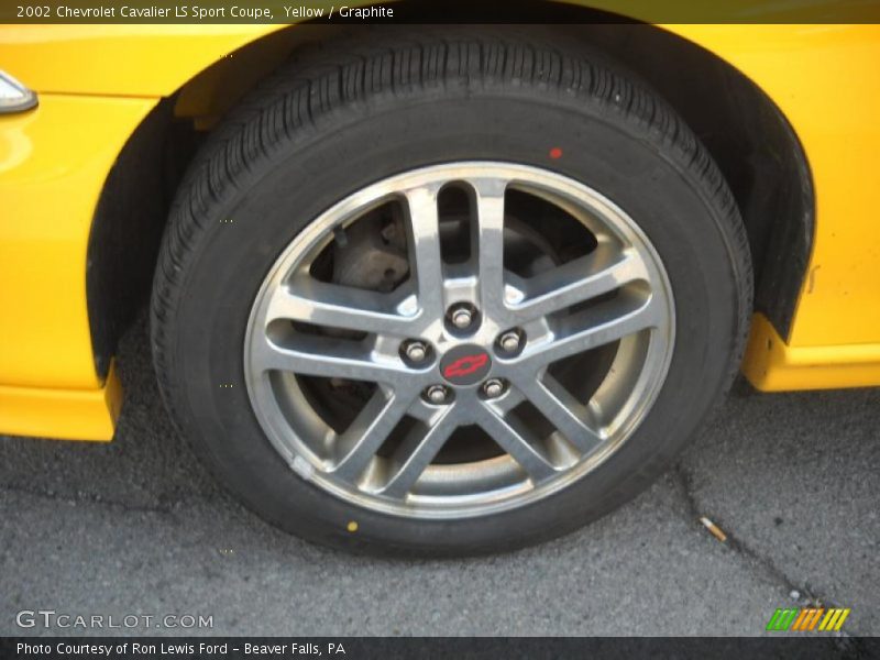 Yellow / Graphite 2002 Chevrolet Cavalier LS Sport Coupe