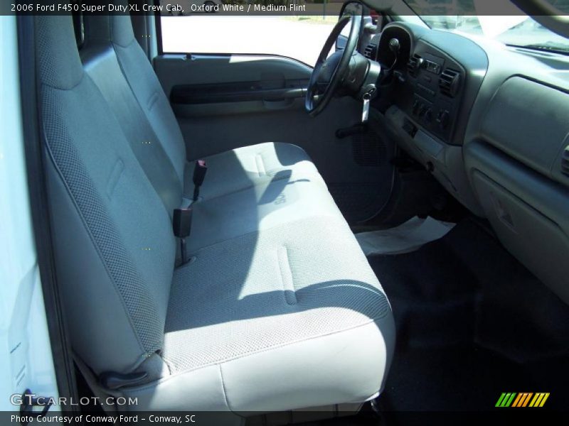 Oxford White / Medium Flint 2006 Ford F450 Super Duty XL Crew Cab