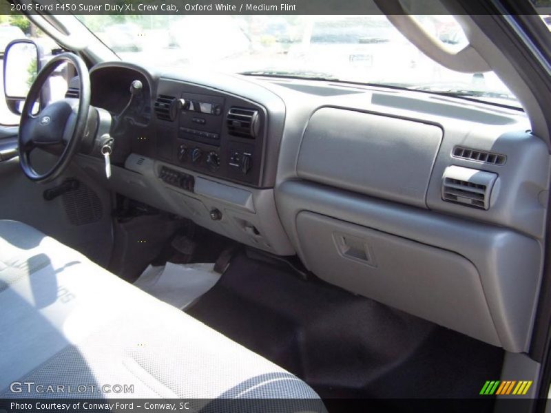Oxford White / Medium Flint 2006 Ford F450 Super Duty XL Crew Cab
