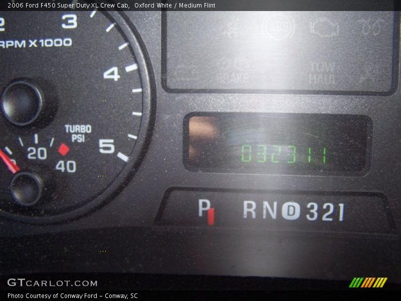 Oxford White / Medium Flint 2006 Ford F450 Super Duty XL Crew Cab