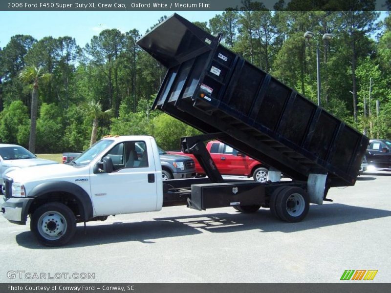 Oxford White / Medium Flint 2006 Ford F450 Super Duty XL Crew Cab
