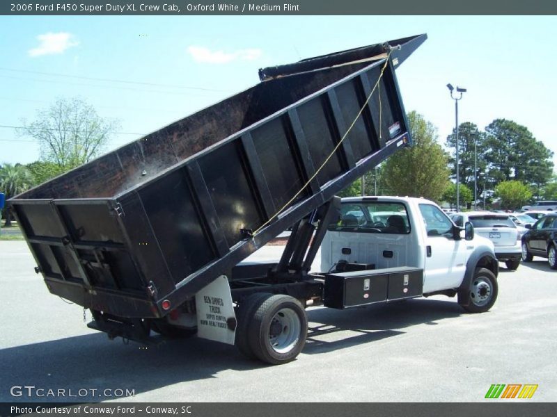 Oxford White / Medium Flint 2006 Ford F450 Super Duty XL Crew Cab