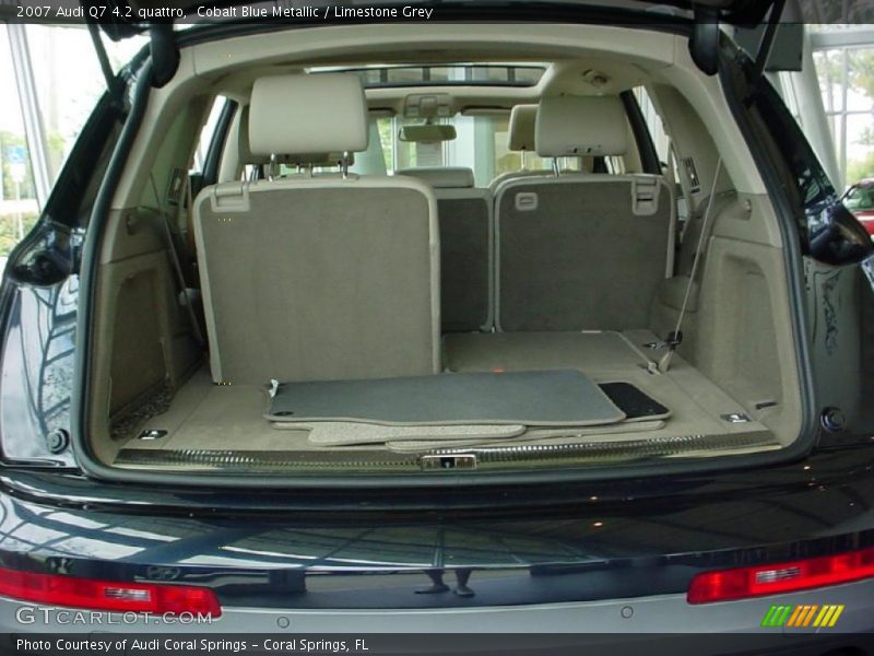 Cobalt Blue Metallic / Limestone Grey 2007 Audi Q7 4.2 quattro
