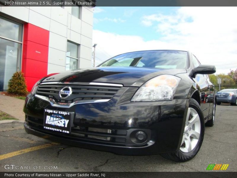 Super Black / Charcoal 2007 Nissan Altima 2.5 SL