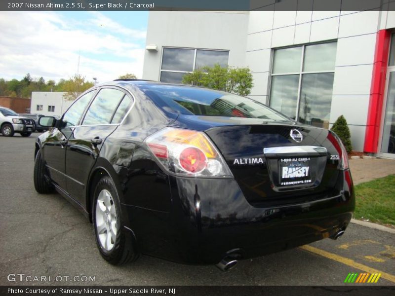 Super Black / Charcoal 2007 Nissan Altima 2.5 SL