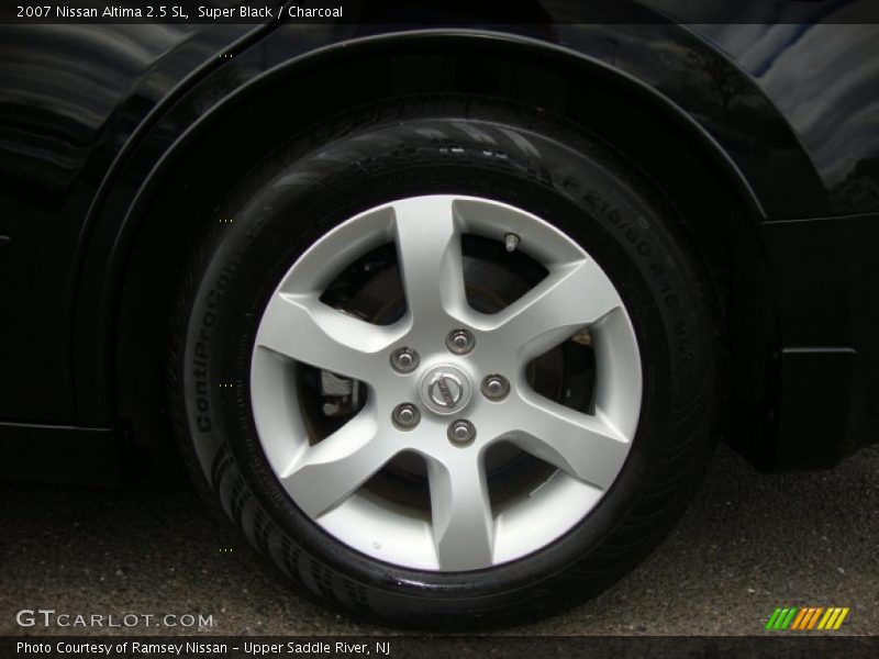 Super Black / Charcoal 2007 Nissan Altima 2.5 SL